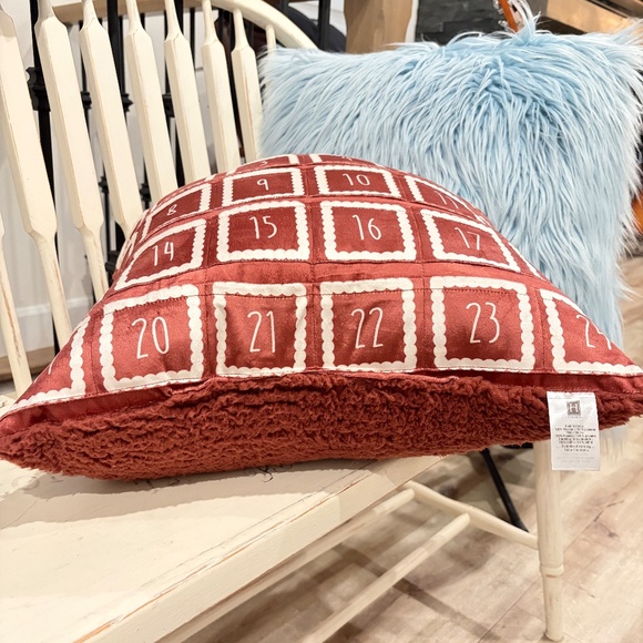 Advent Calendar, Gingerbread House, Pillow, Plush, Sofa Cushion, NEW, With Tags - Picture 7 of 12